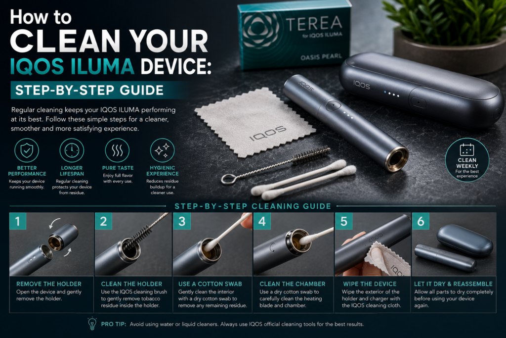 How to Clean Your IQOS ILUMA Device: Step-by-Step Guide