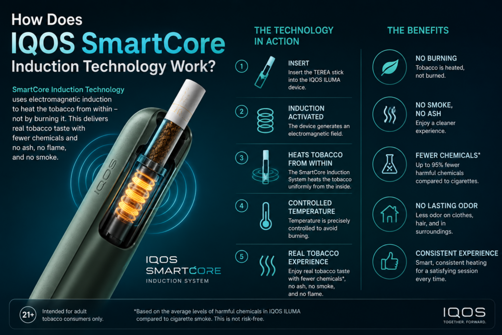 How Does IQOS SmartCore Induction Technology Work?