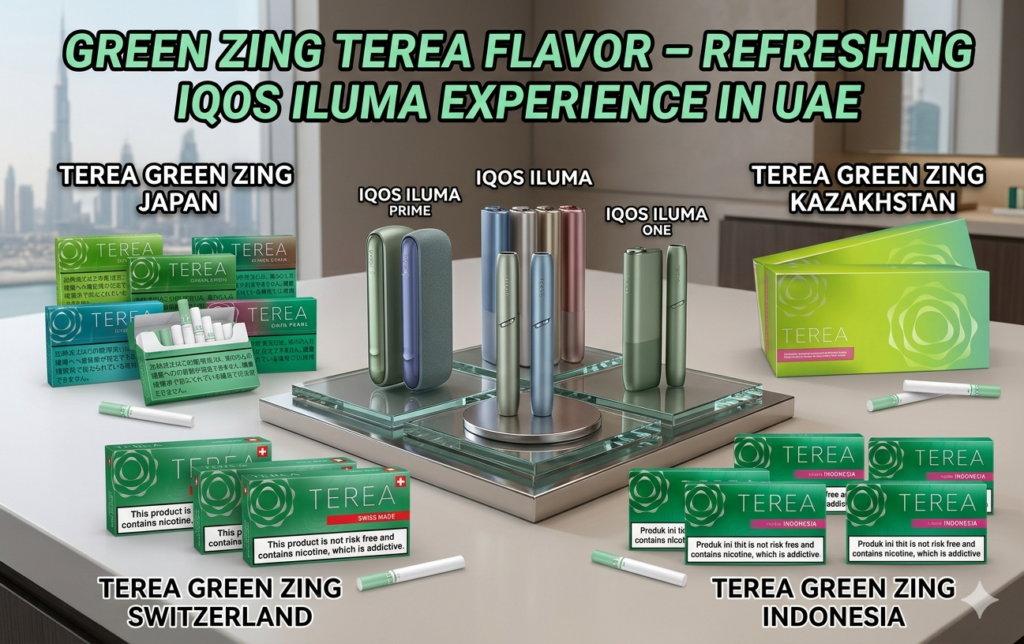 Green Zing TEREA Flavor – Refreshing IQOS ILUMA Experience in UAE